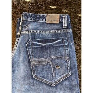 Flypaper Boot Cut Distressed Denim Jeans Size 34x32 Y2K